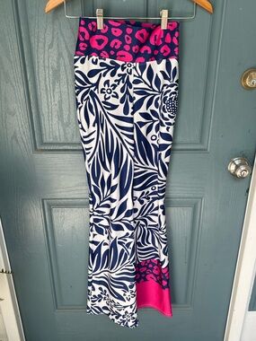 Loony Legs Flare Leggings - “Palms & Pards”